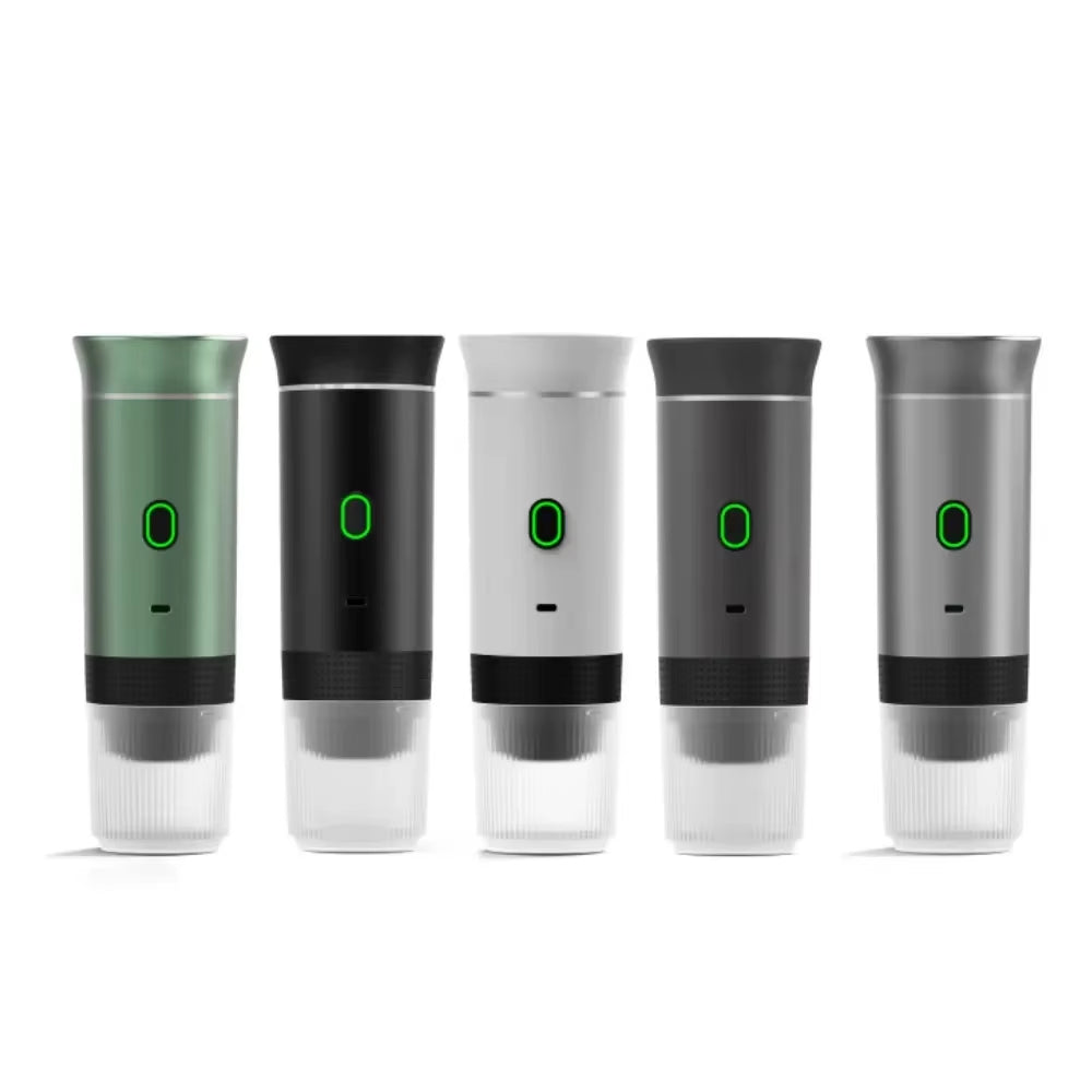 2024 Mini Portable Espresso Coffee Maker USB Auto-Carry Instant Coffee Capsule Battery Powered